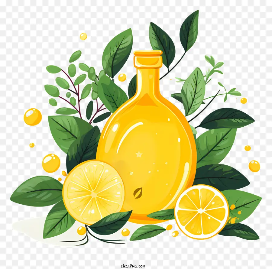 Aceite De Limón，Rodajas De Limones PNG