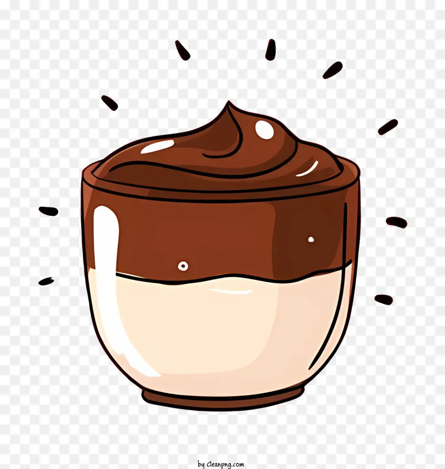 Café，Pudín De Chocolate PNG