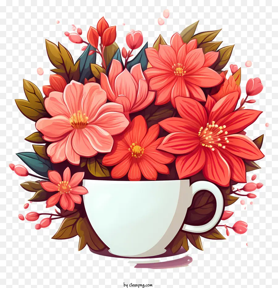 Flores De Cafe，Ramo De Flores PNG