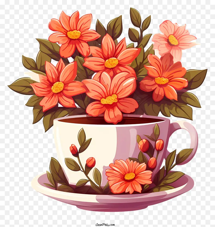 Flores De Cafe，Copa De Flores PNG