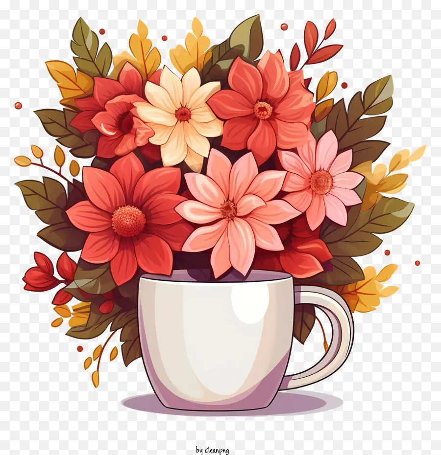 Flores De Cafe，Ramo De Flores PNG