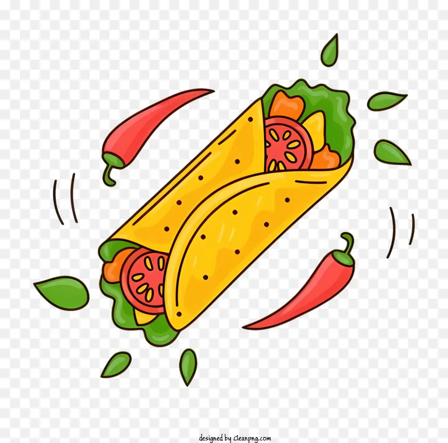 Taco，Comida Mexicana PNG