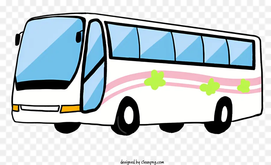 Autobús Blanco，Pequeño Autobús PNG