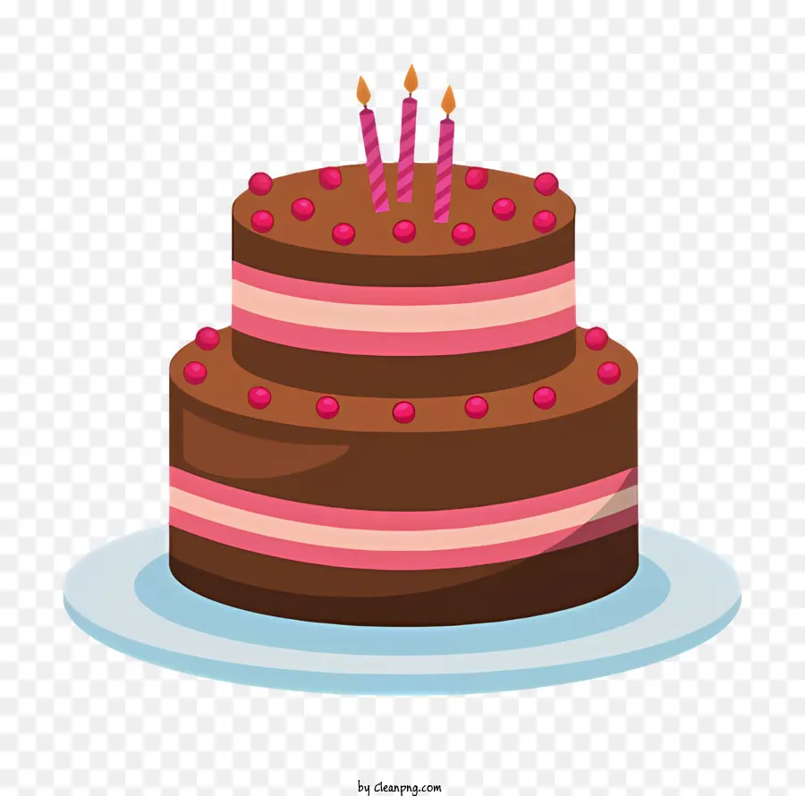 Pastel De Cumpleaños，Pastel De Chocolate PNG