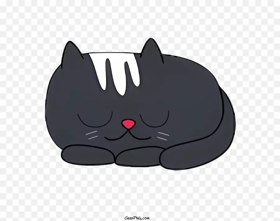 Gato Negro，Gato Durmiendo PNG