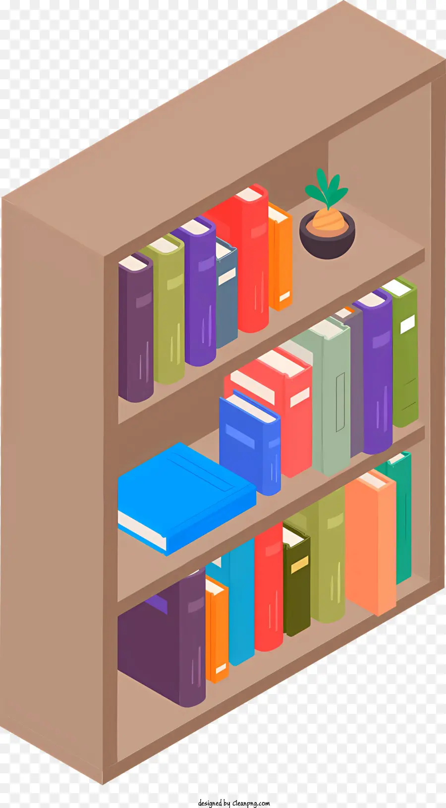 Bookshelf，Libros PNG