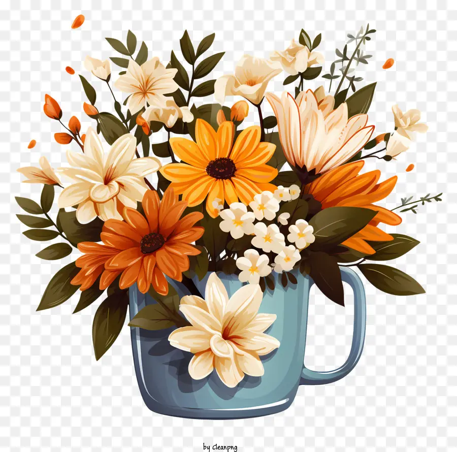 Flores De Cafe，Ramo De Flores PNG