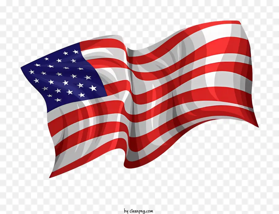 Bandera Americana，Rojo PNG