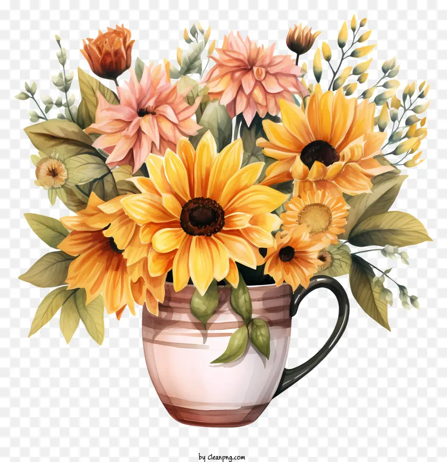 Flores De Cafe，Ramo De Flores PNG