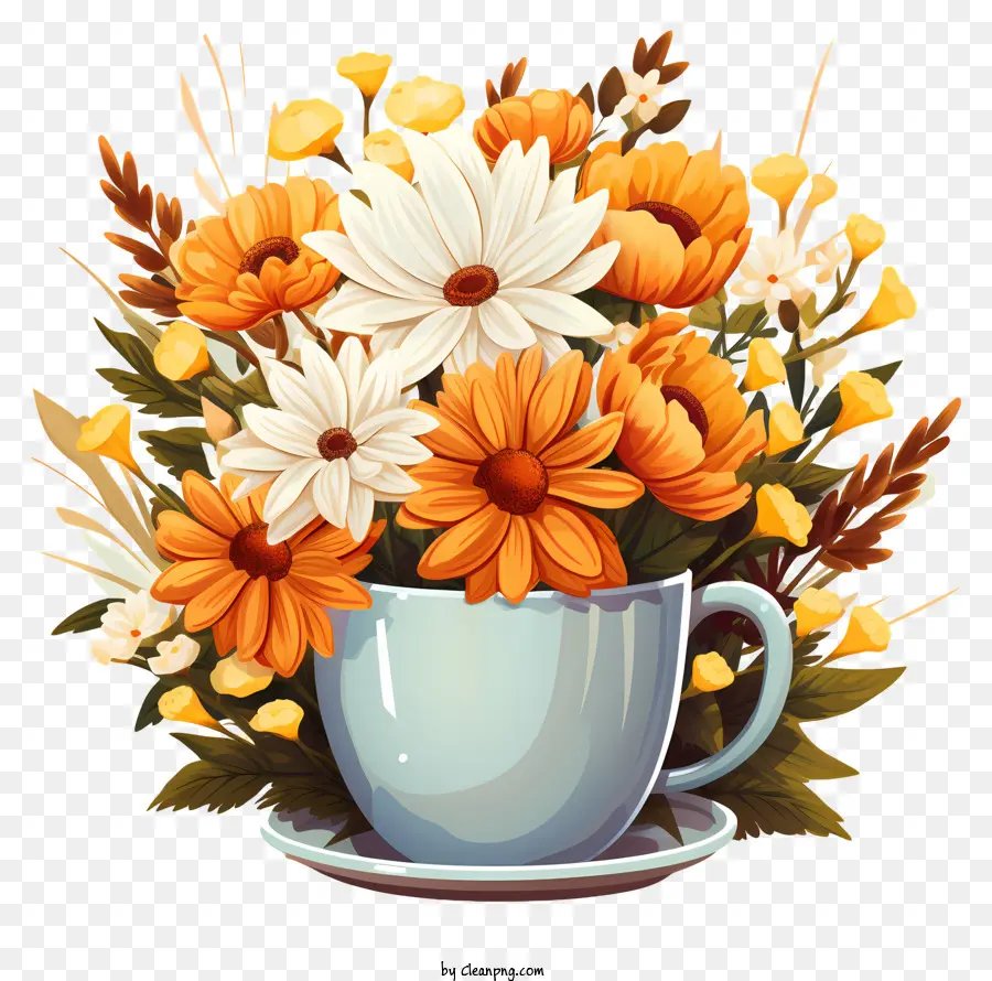 Flores De Cafe，Ramo De Flores PNG