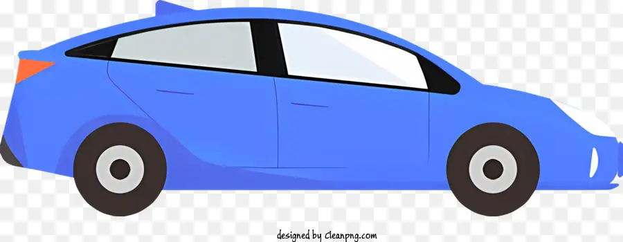 Coche Azul，Coche Sin Ventanas PNG