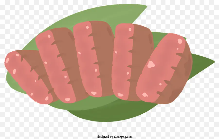 La Carne Cruda，Hojas Verdes PNG