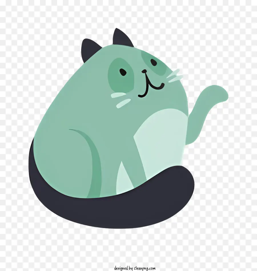 Gato Negro，Gato De Dibujos Animados PNG