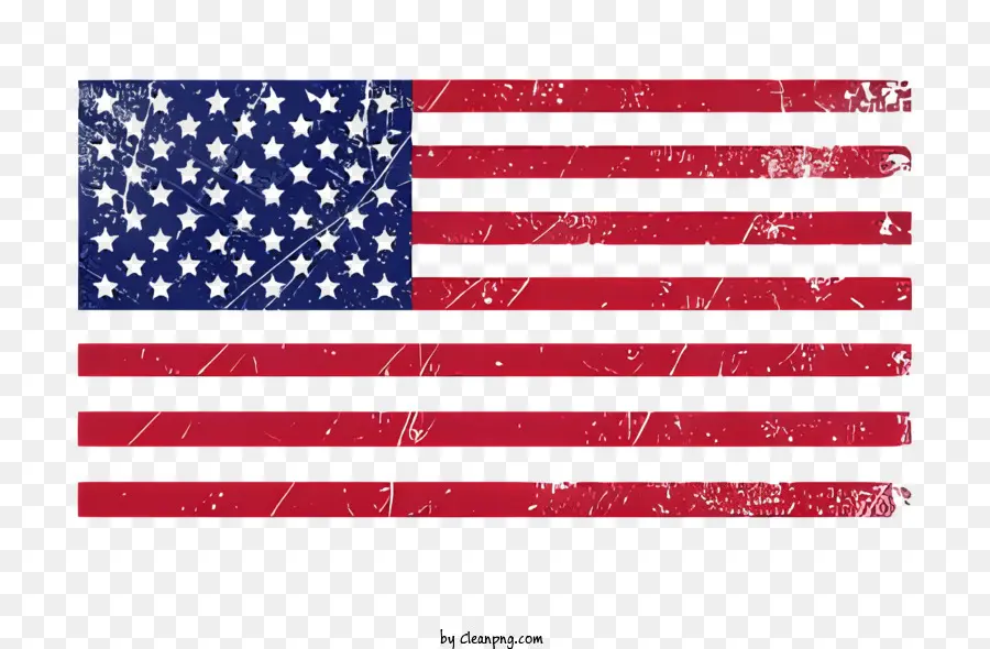 Bandera Americana，Vintage De La Bandera Americana PNG