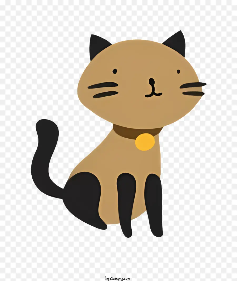 Gato Negro，Gato De Dibujos Animados PNG