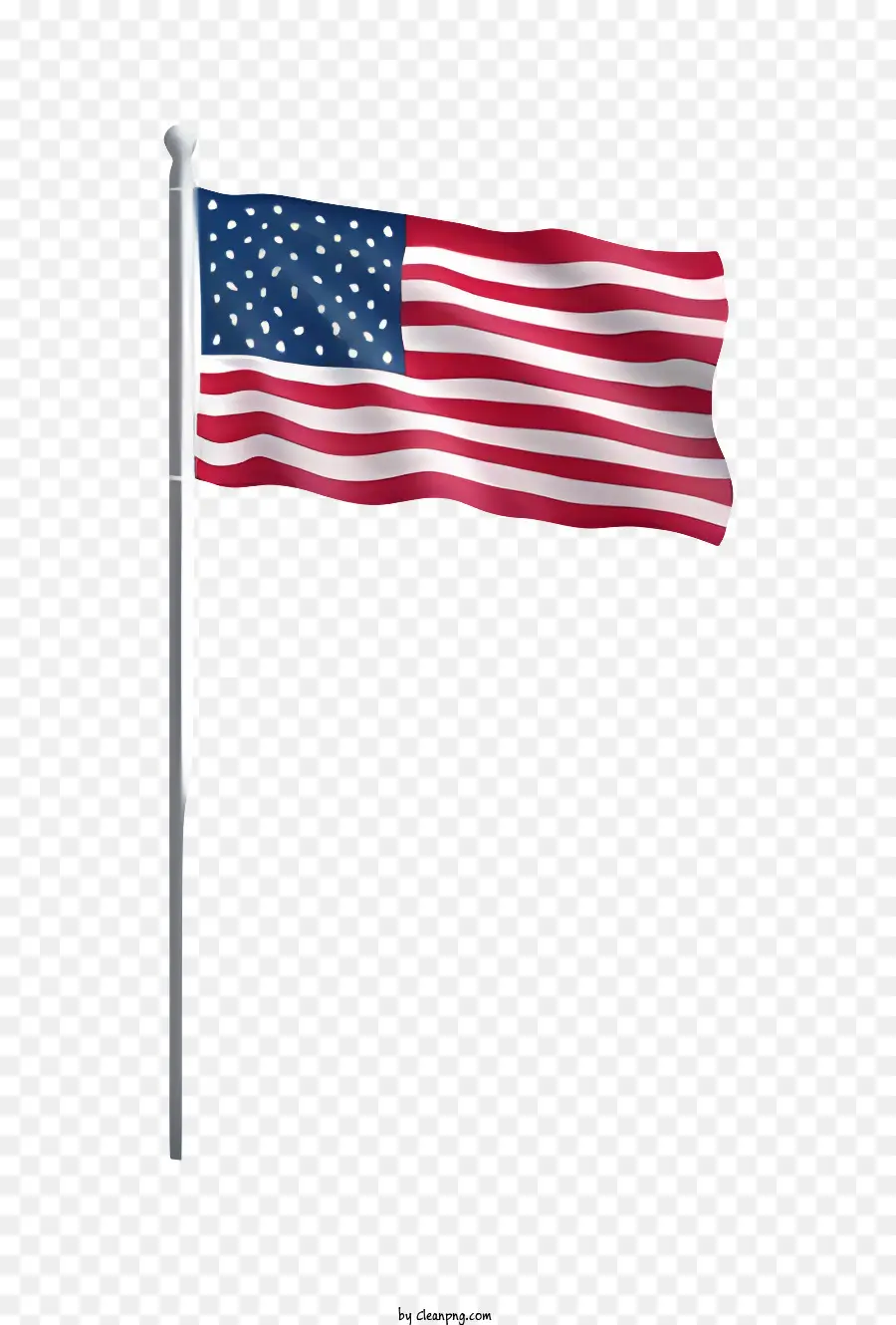 Bandera Americana，Ondear La Bandera PNG