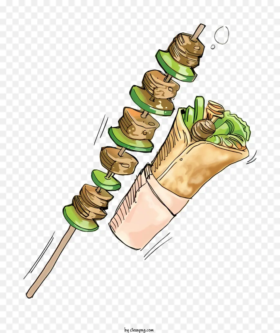 Taco，Brocheta De Pollo PNG