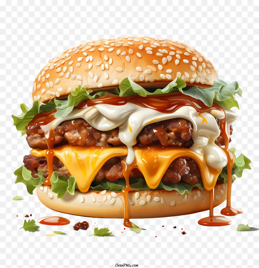 American Burger，Burger PNG