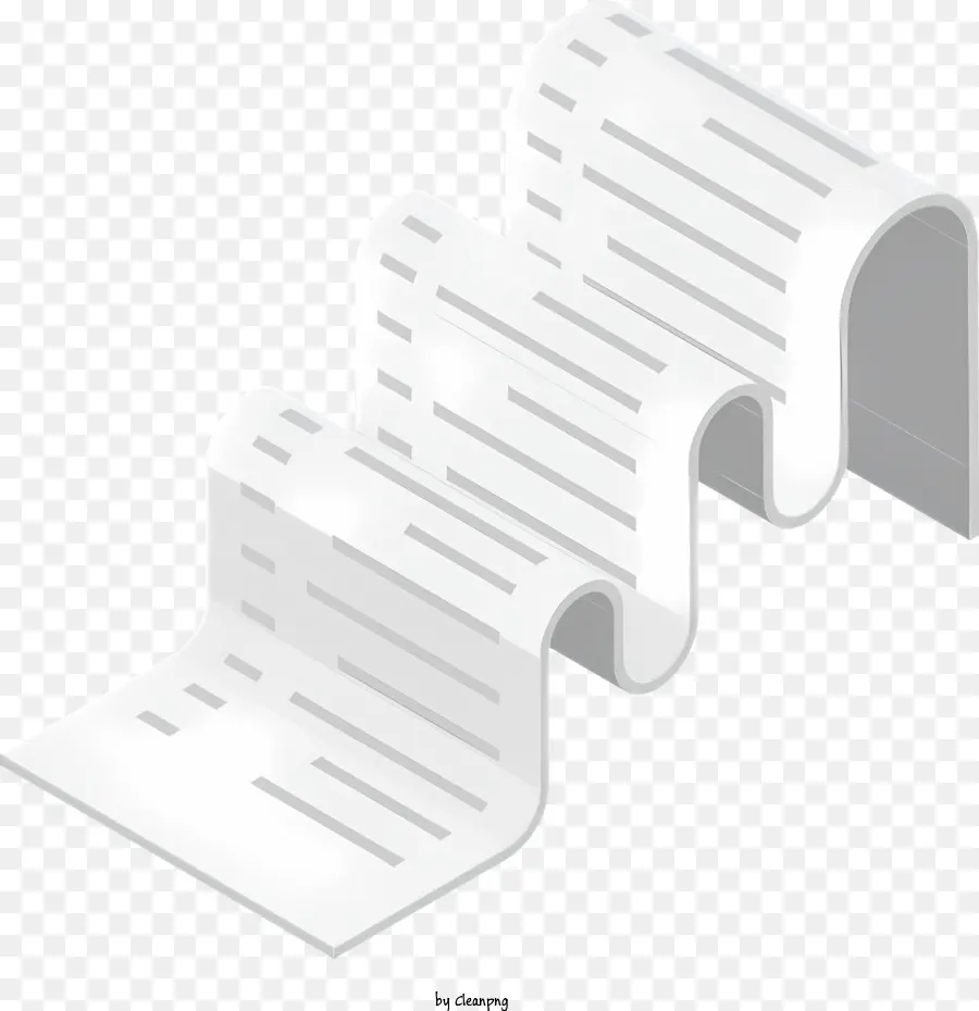 Modelo De Documento 3d，Documento Plegado PNG