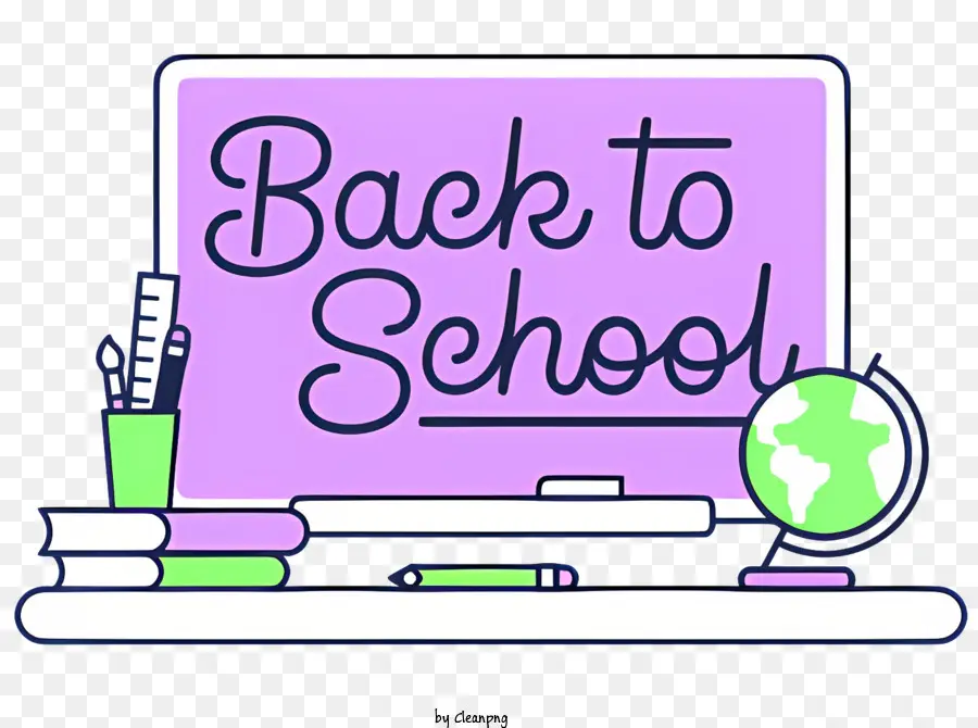 De Regreso A La Escuela，La Pantalla De La Computadora PNG