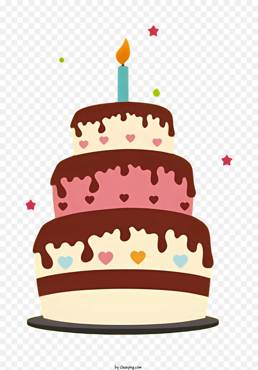 Pastel De Cumpleaños，Pastel De Chocolate PNG