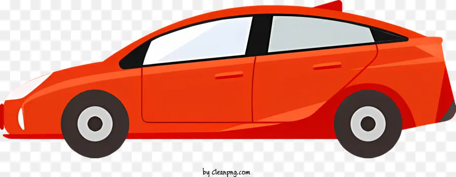 Orange Coche，Cuatro Ruedas PNG