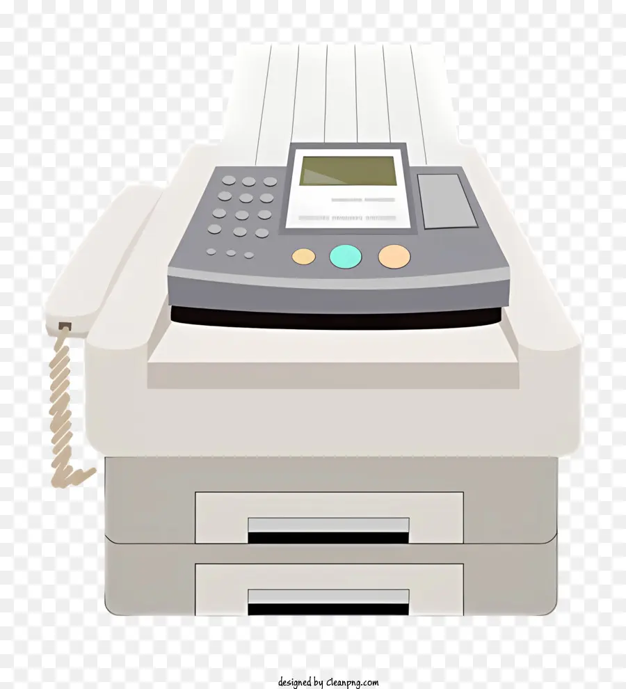 Impresora En Blanco Y Negro，Impresora Con Frente Claro PNG