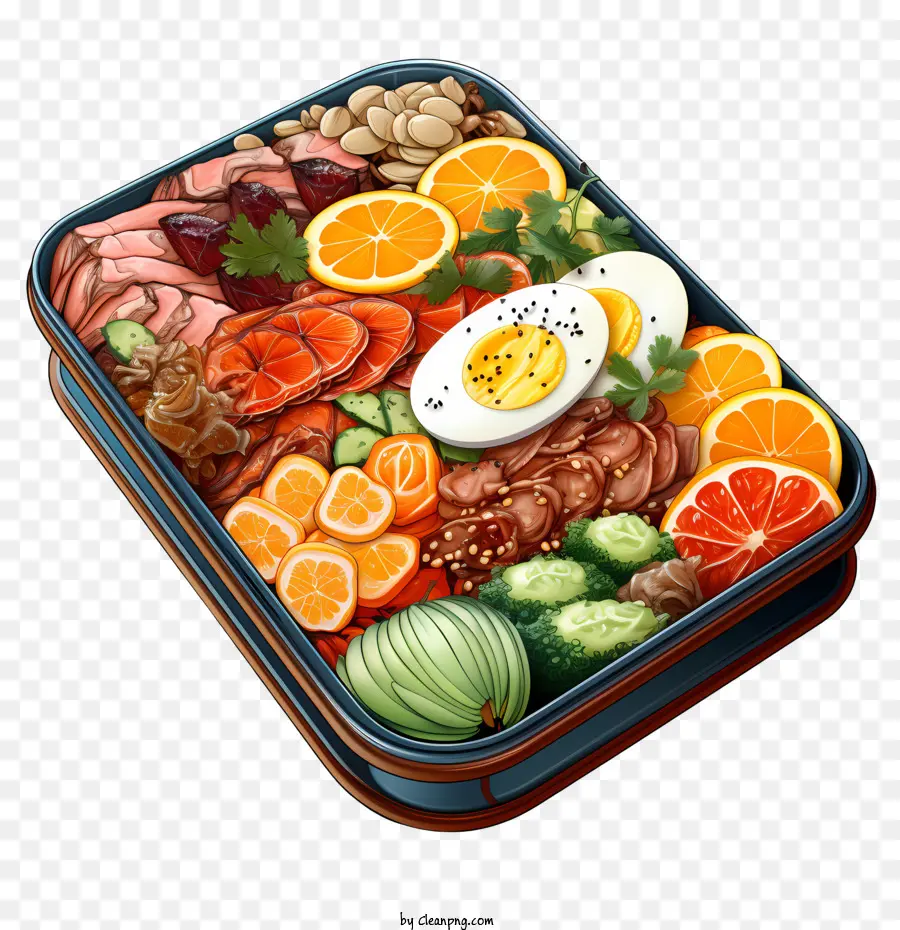 Caja Bento，Comida PNG