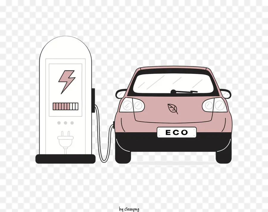 Dibujos Animados，Coche Eléctrico PNG