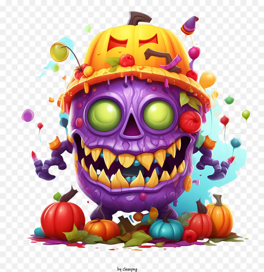 Lindo Monstruo，Halloween PNG