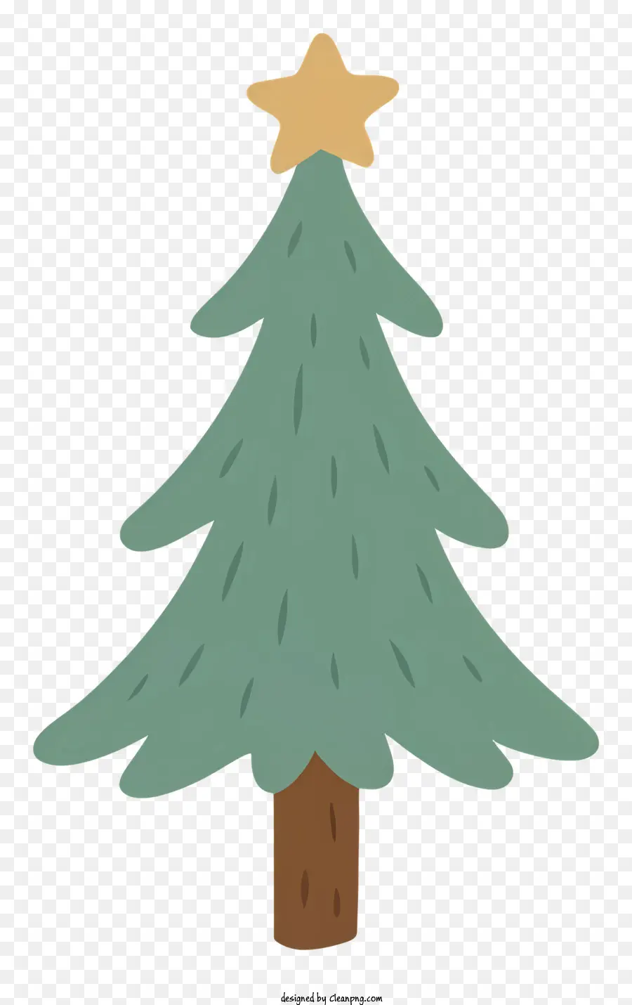 Dibujos Animados，árbol De Navidad Blanco PNG