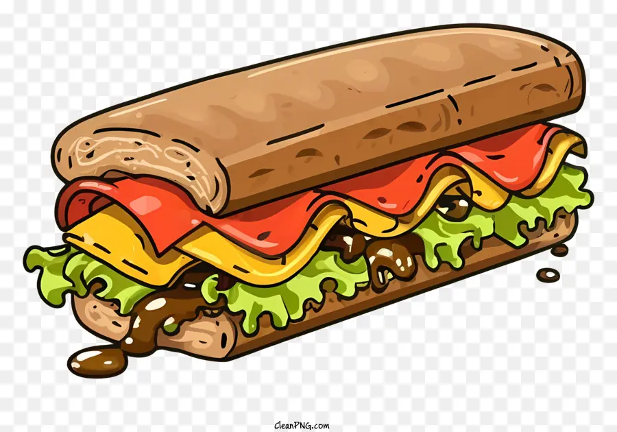 Dibujos Animados，Sándwich PNG