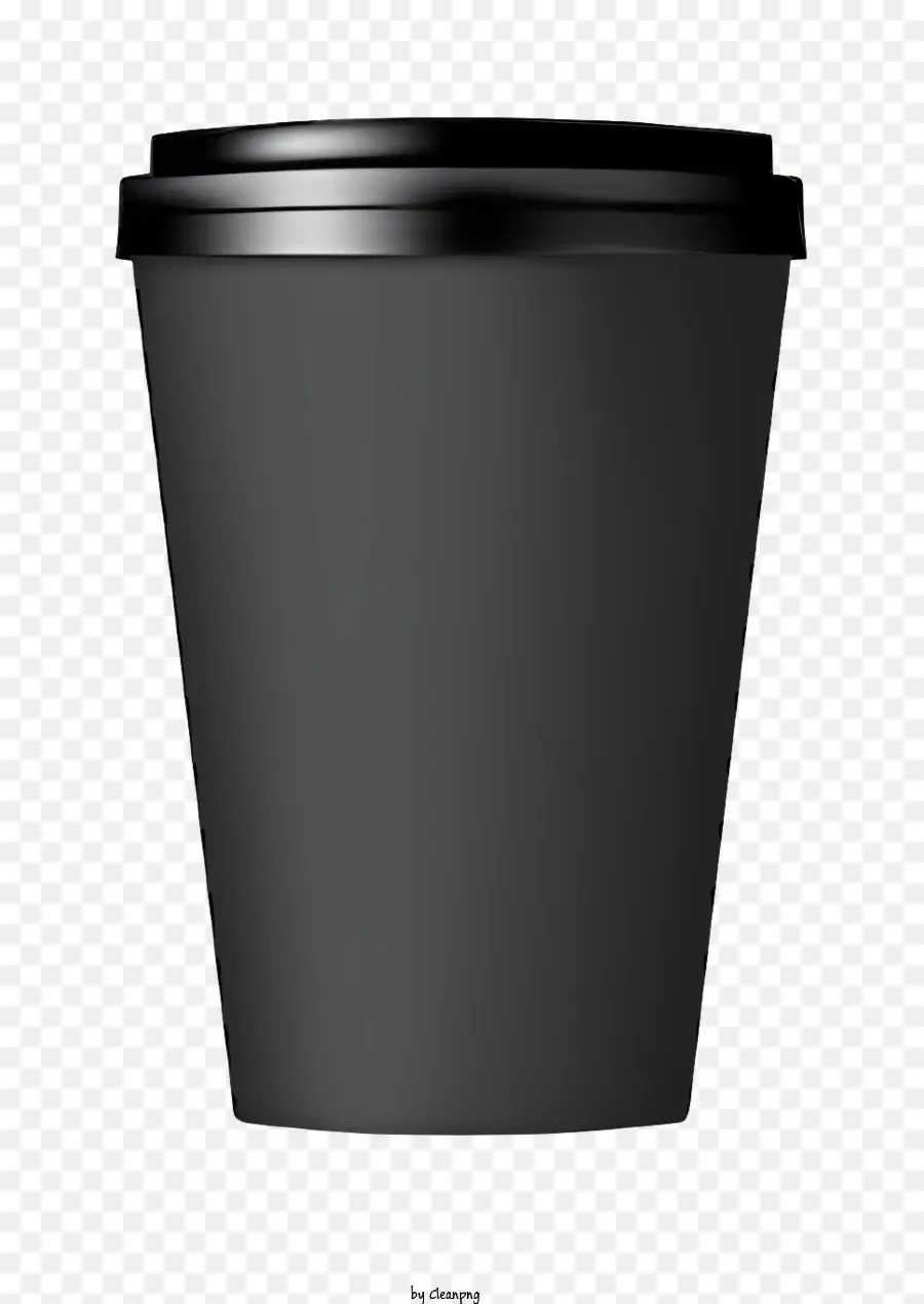 Vaso De Plástico Negro，Tornillo PNG