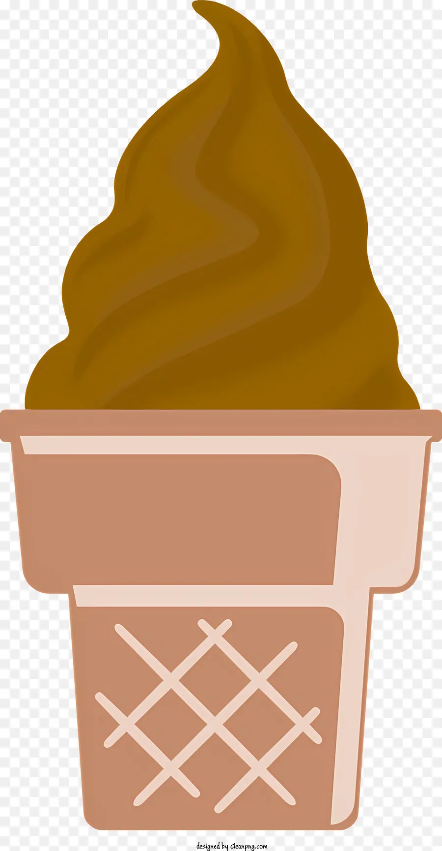 Helado Marrón，Jarabe De Chocolate PNG