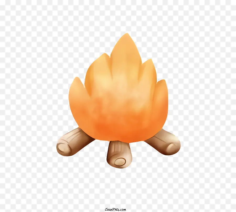 Fuego，Tocón De Madera PNG