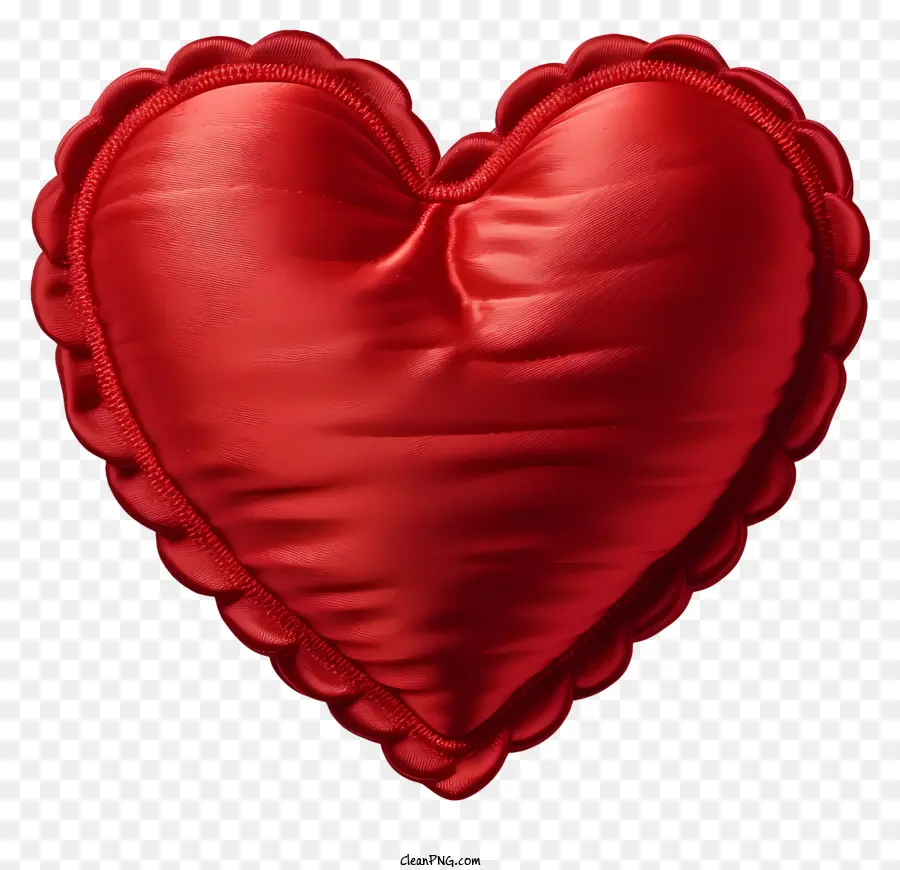 Corazón，Almohada De Corazón Rojo PNG