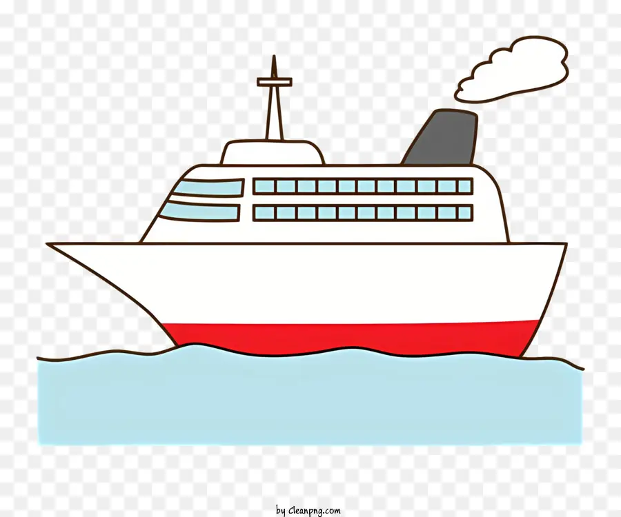 Nave，Casco Rojo Y Blanco PNG