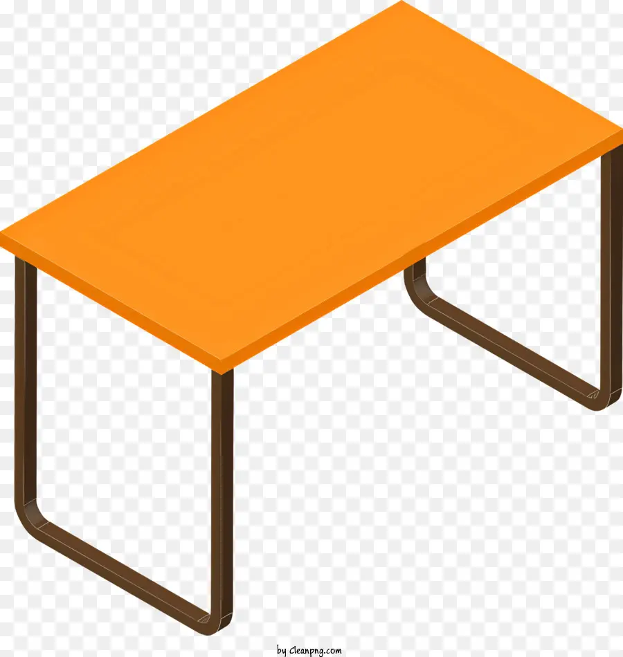 Mesa Naranja，Superficie De Madera PNG