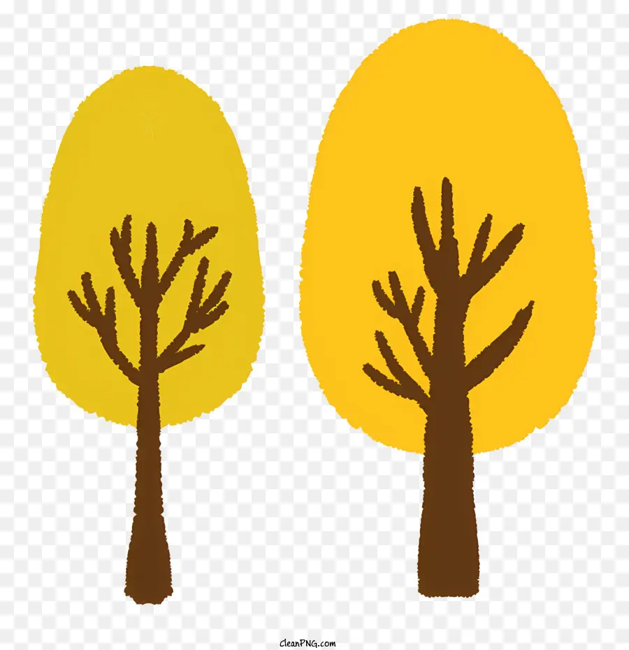 Comparación De Altura Del árbol，Similitud Del Color Del árbol PNG