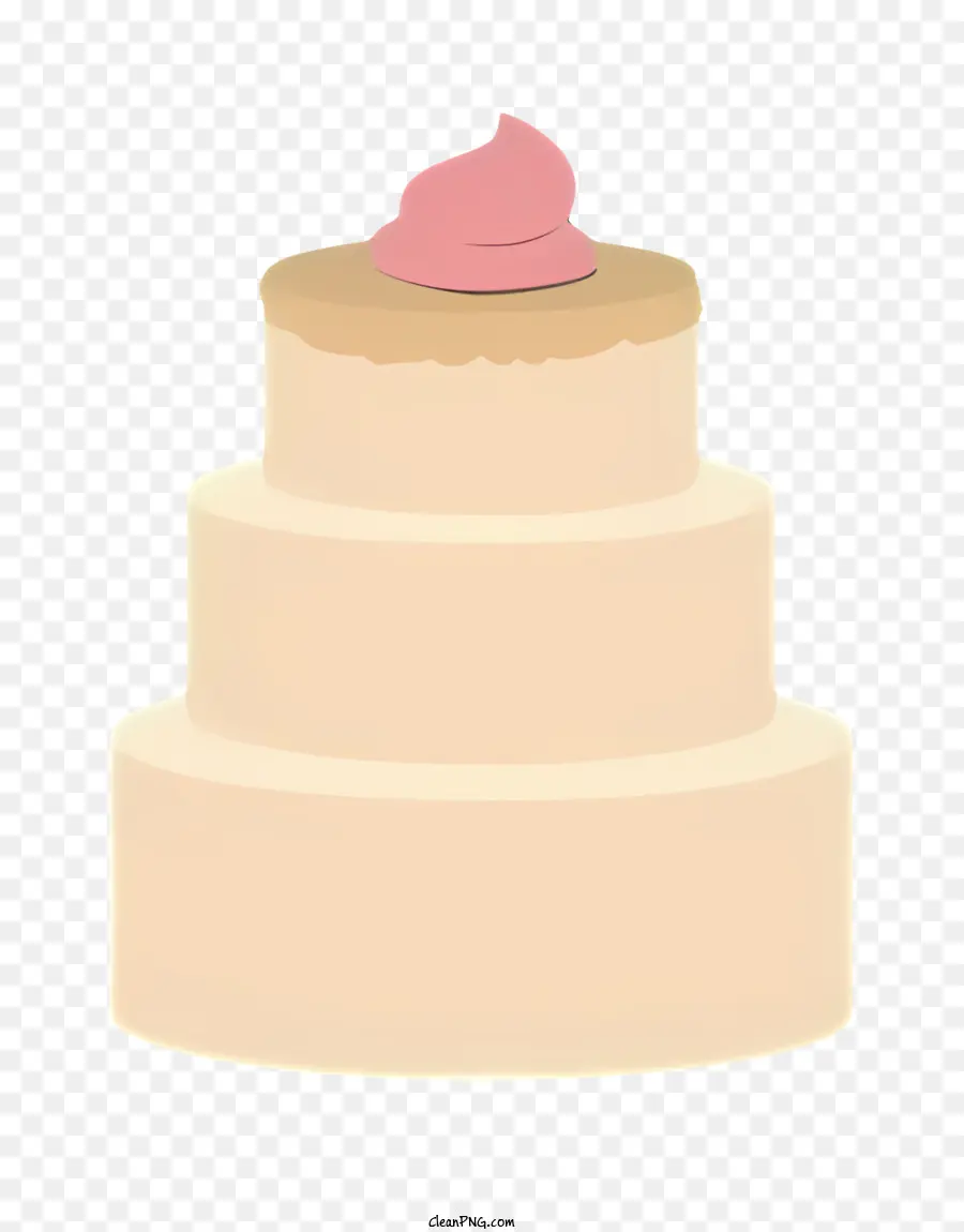 Torta De Cumpleaños，Pastel De Tres Niveles PNG