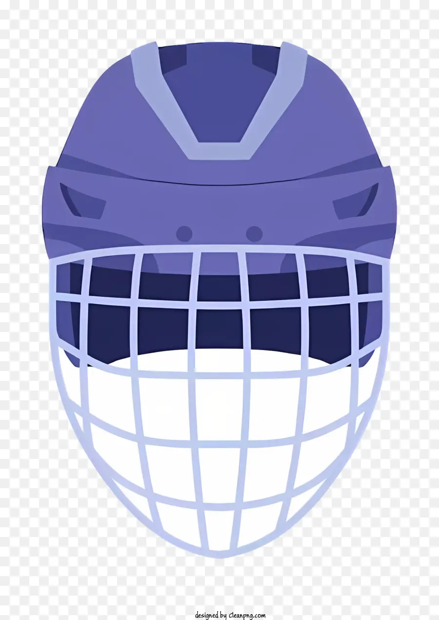 Casco De Hockey，Casco De Hockey Azul PNG