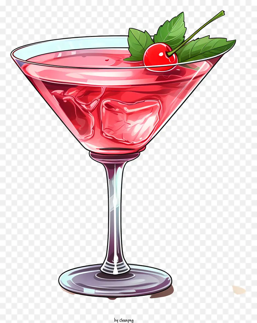 Coctel，Cóctel Rosa Rojo PNG