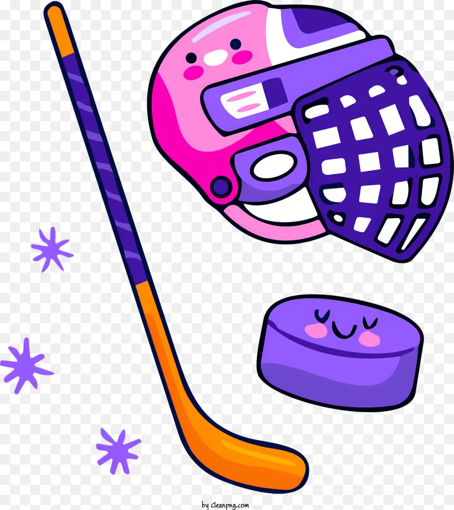 Disco De Hockey，Palo De Hockey PNG