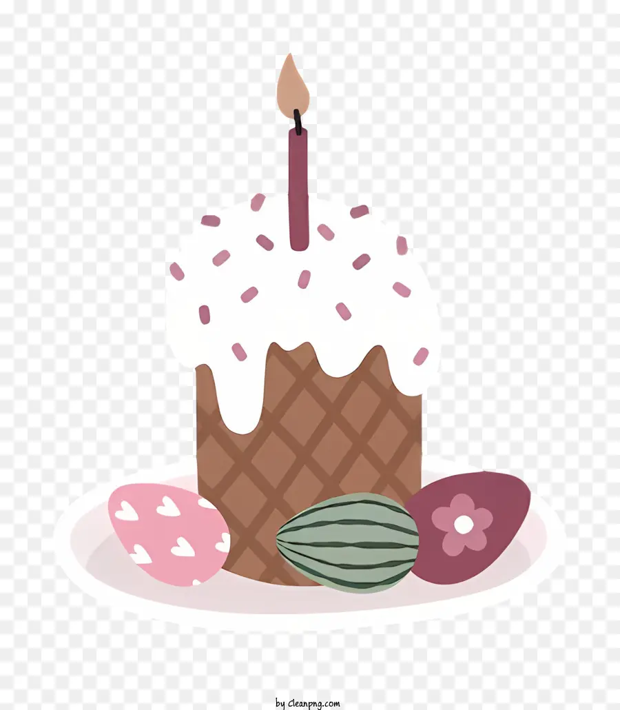 Pastel De Cumpleaños，De Postre PNG