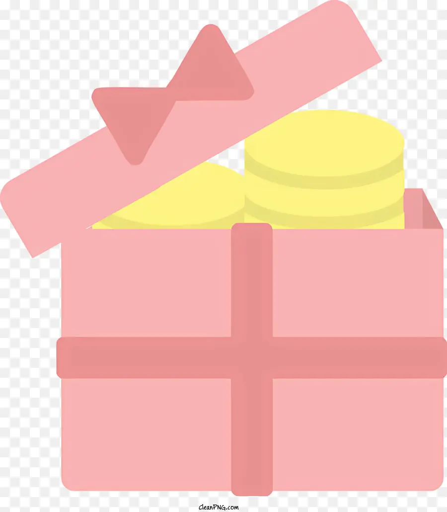 Cuadro Rosa，Caja De Regalo PNG