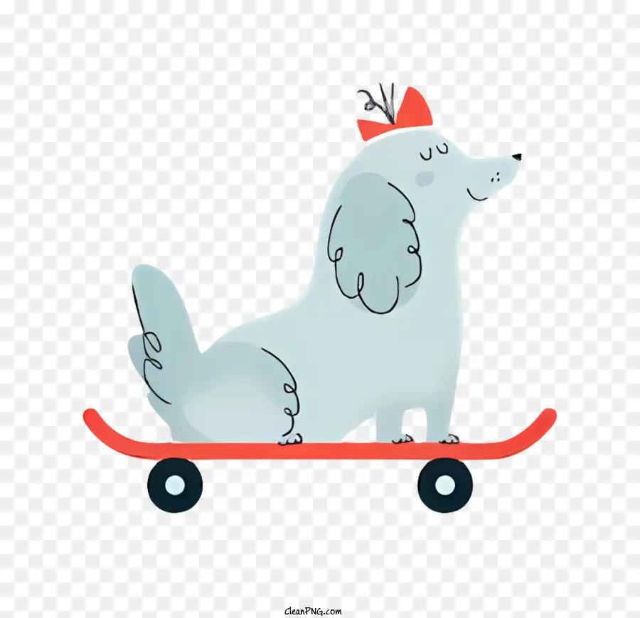 Perro En El Patineta，El Skateboarding Perro PNG