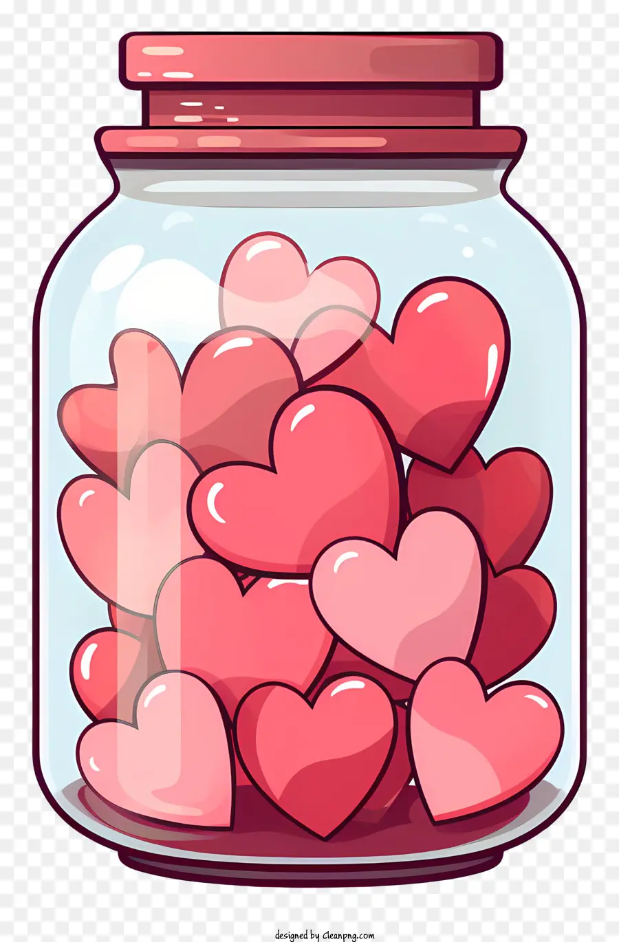 Jarra De Albañil Con Corazón，Frasco De Vidrio PNG