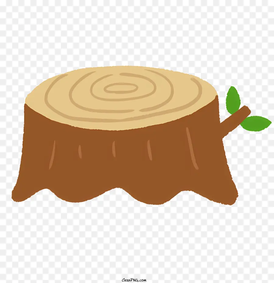 Tocón De árbol，Representación De Dibujos Animados PNG