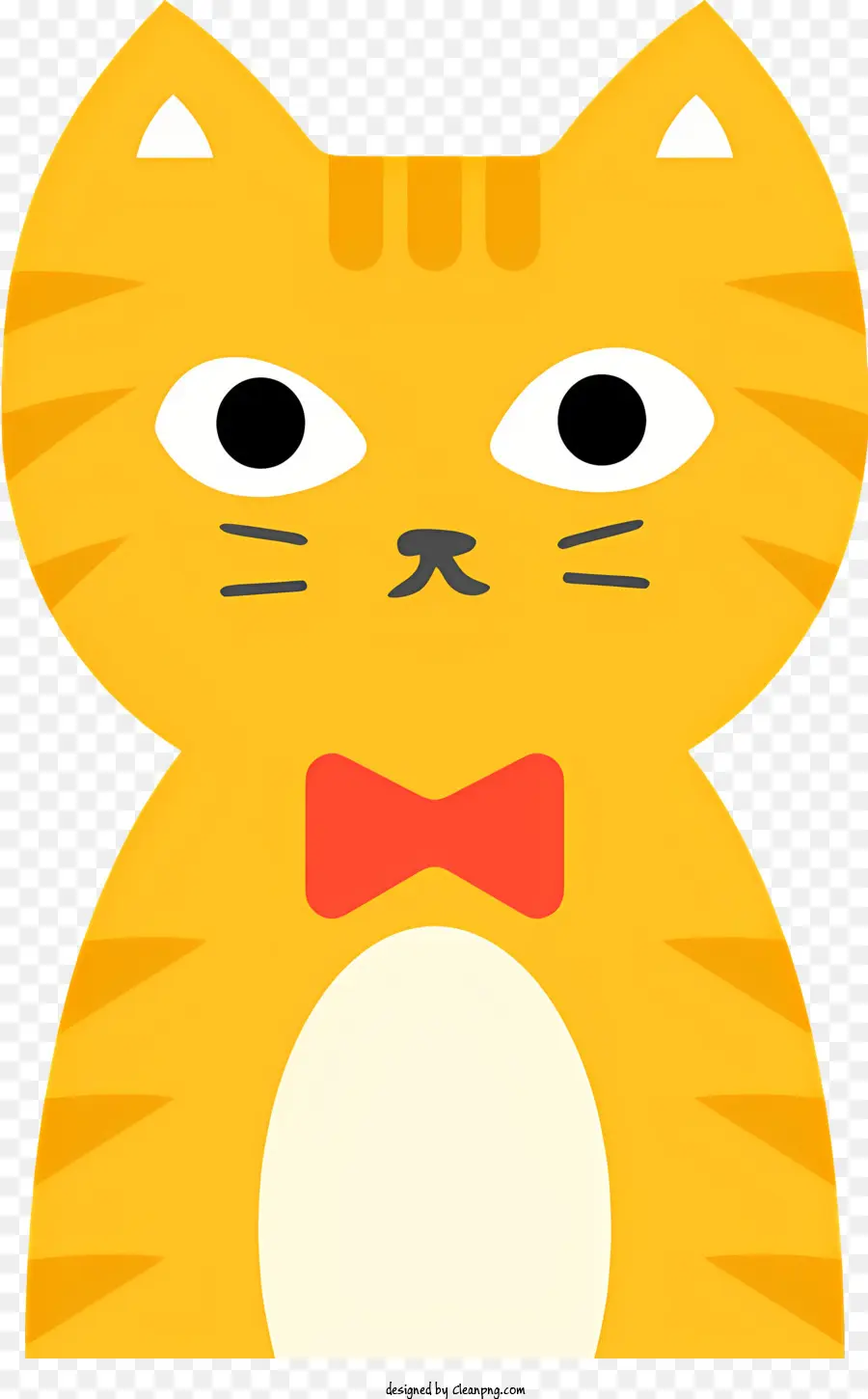 Gato Con Pajarita，Sorprendido Gato PNG