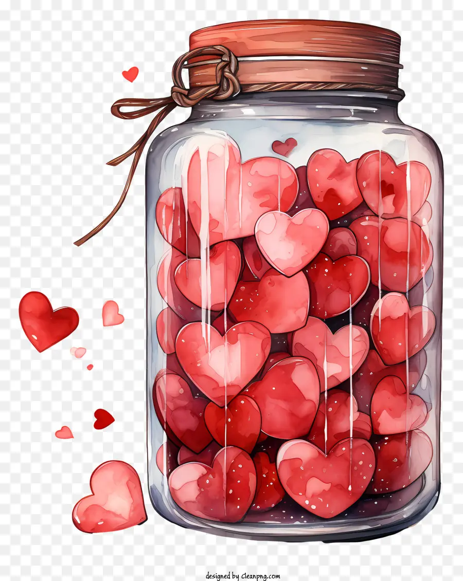 Jarra De Albañil Con Corazón，Frasco De Vidrio PNG